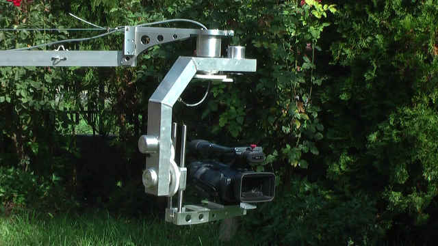 camera crane remote head