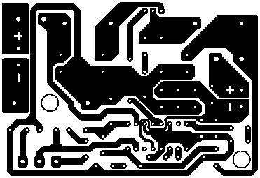 Glow Plug Driver Printed Circuit Board 
(from component side)